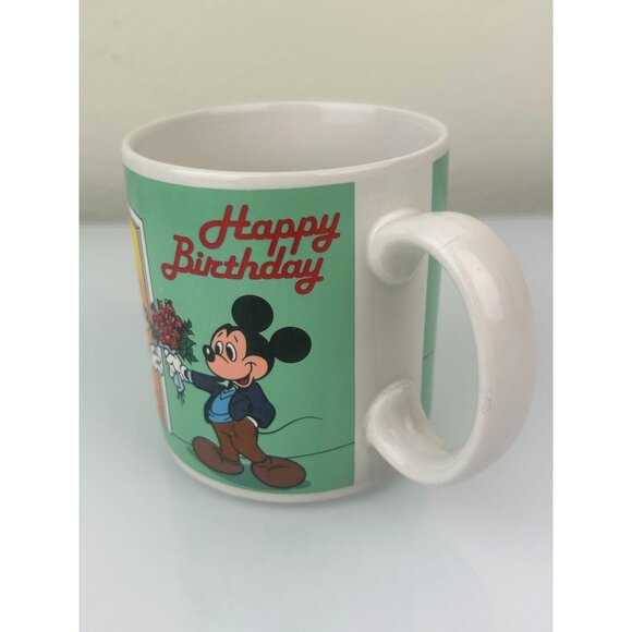Walt Disney Applause Ceramic Mug Mickey Minnie Mouse Happy Birthday Gift Cartoon - Picture 2 of 13